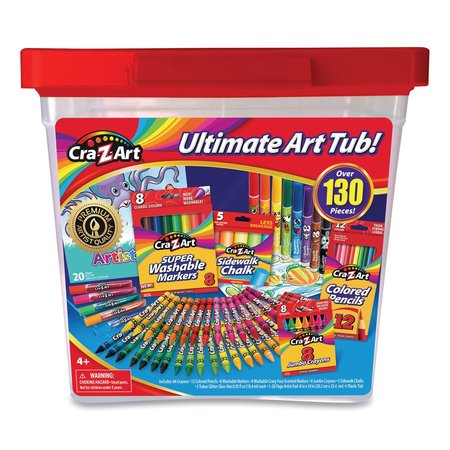 Cra-Z-Art Ultimate Art Tub, 130 Pieces 110822